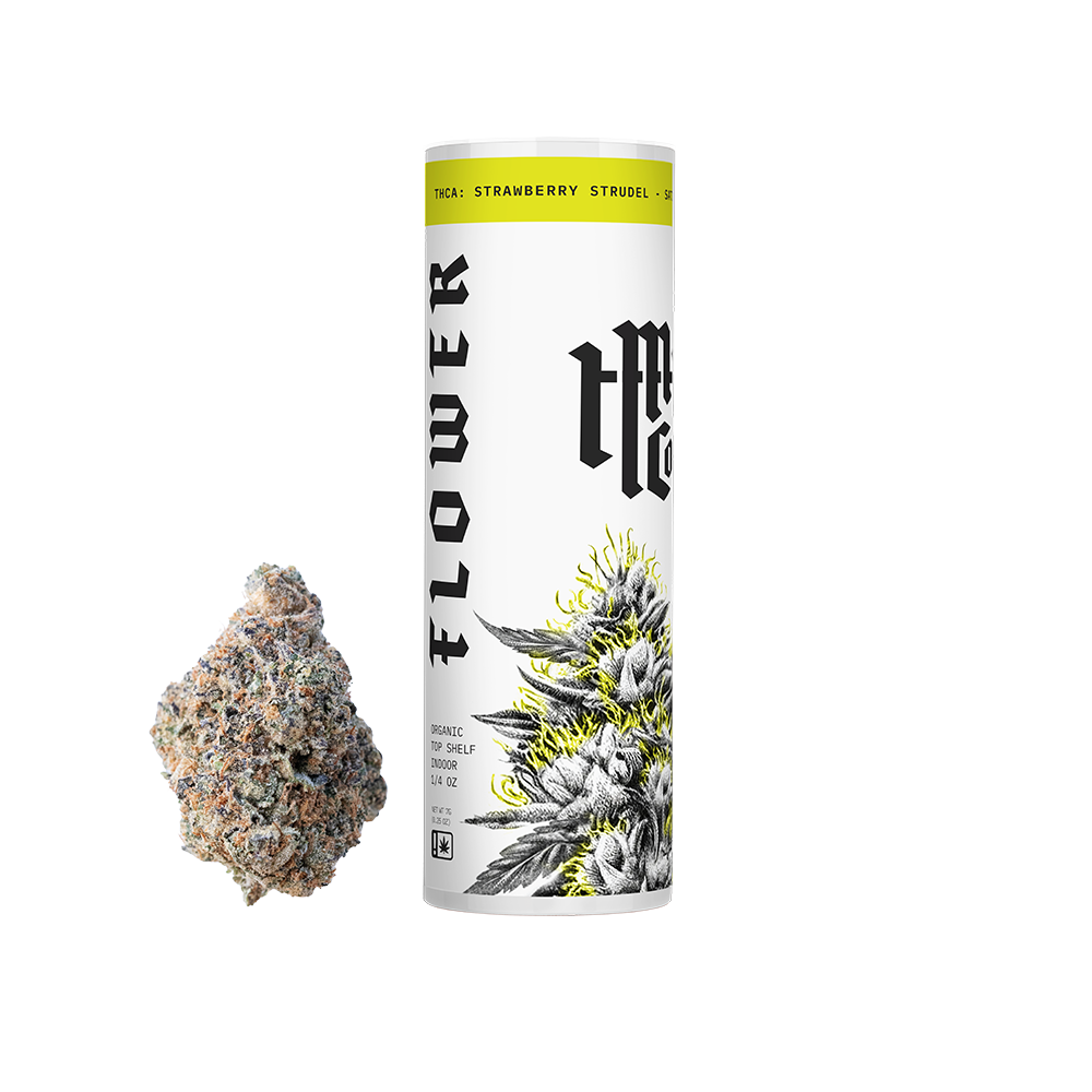 THCa Daytrip AAA Flower: Strawberry Strudel 1/4