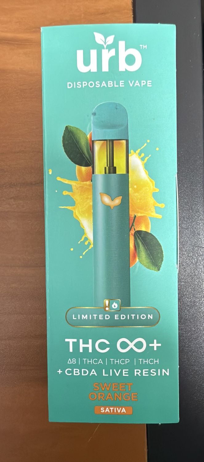 Urb THC Infinity Disposable Sweet Orange