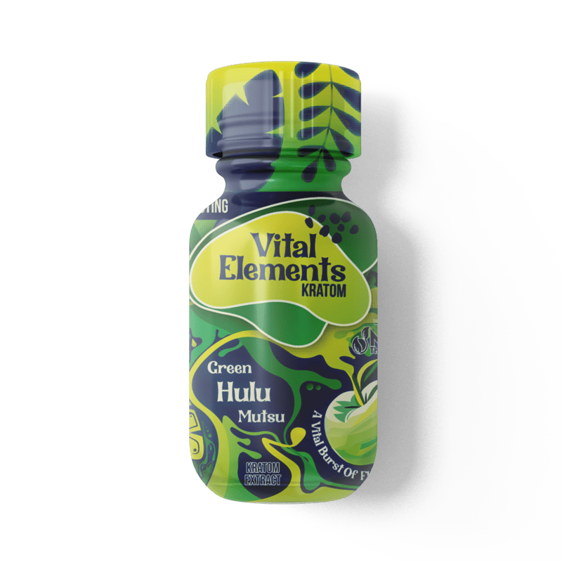 Vital Elements Green Hulu Mutsu Kratom Extract Shoot