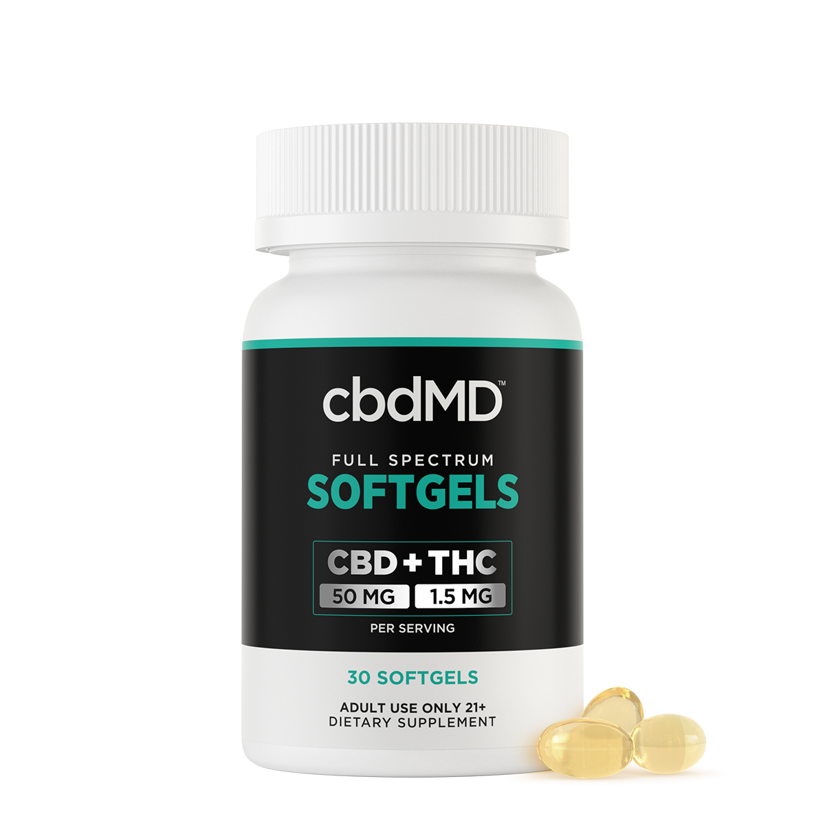 cbdMD Full Spectrum Softgels
