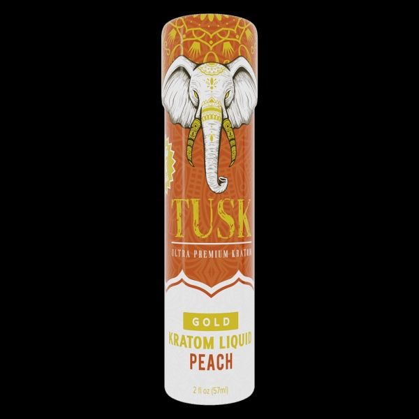 Tusk Gold Kratom Shot, Flavor: Peach