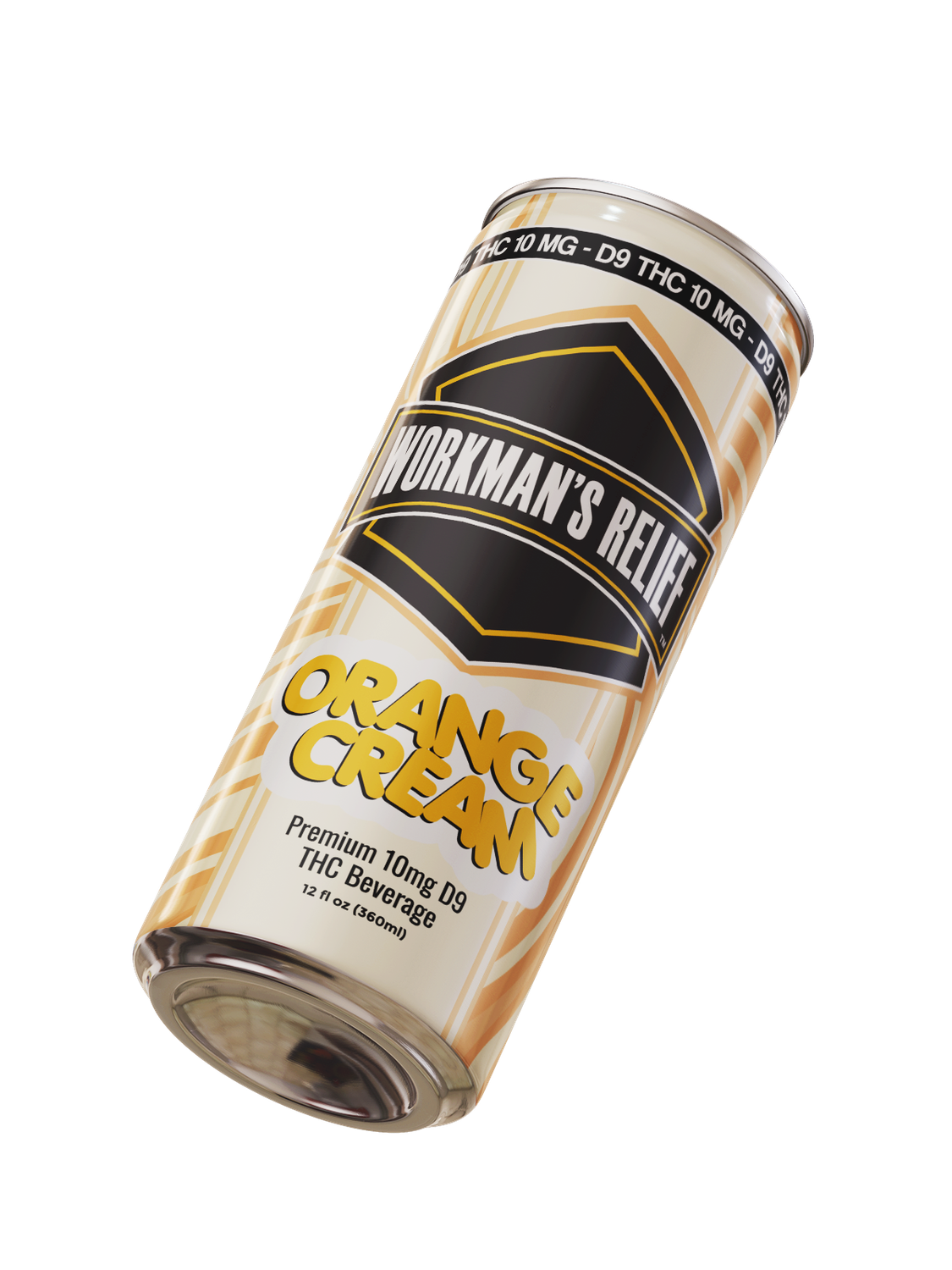 Workman’s Relief - D9 Drink 10mg, Flavor: Orange Cream