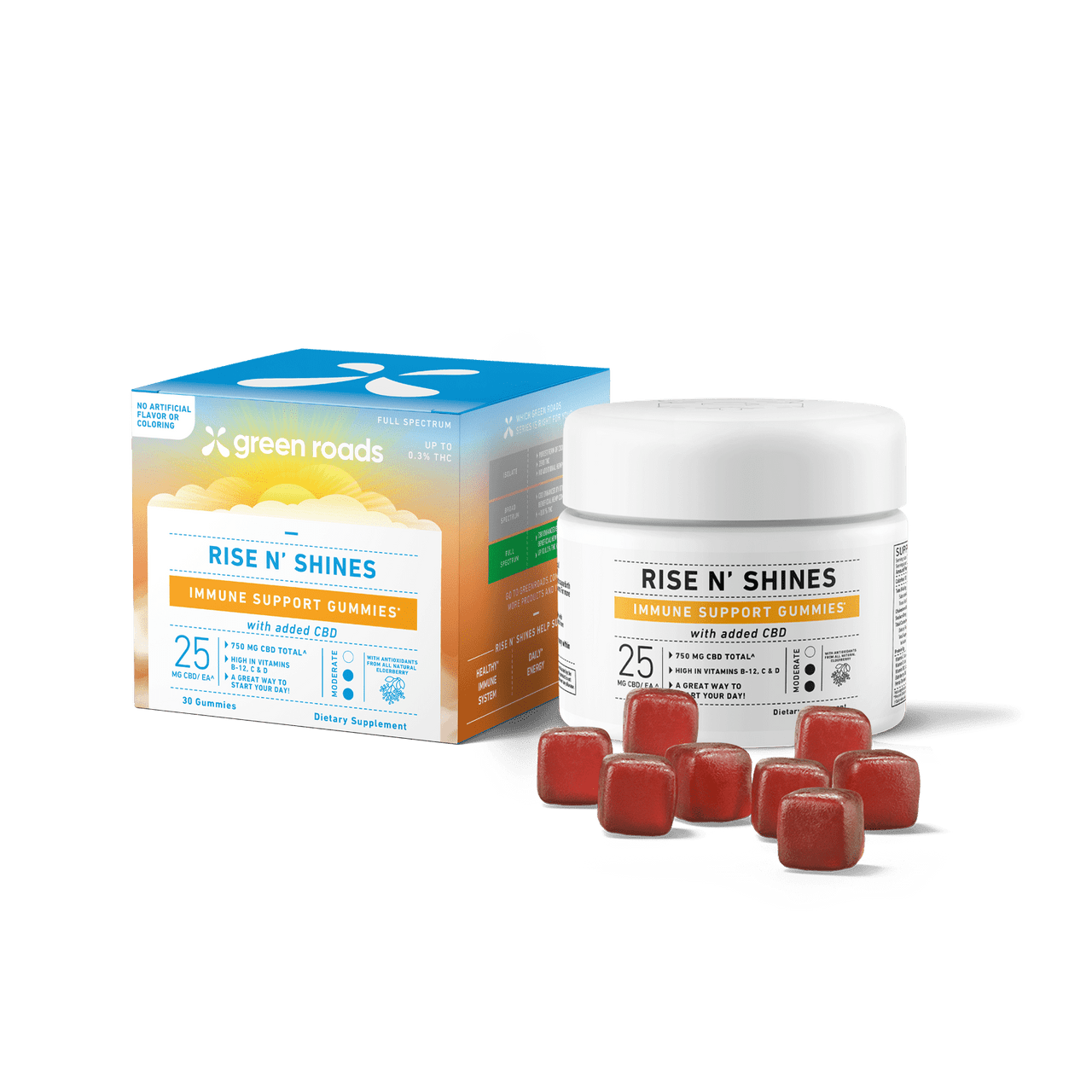 Green Roads Rise n Shines Gummies