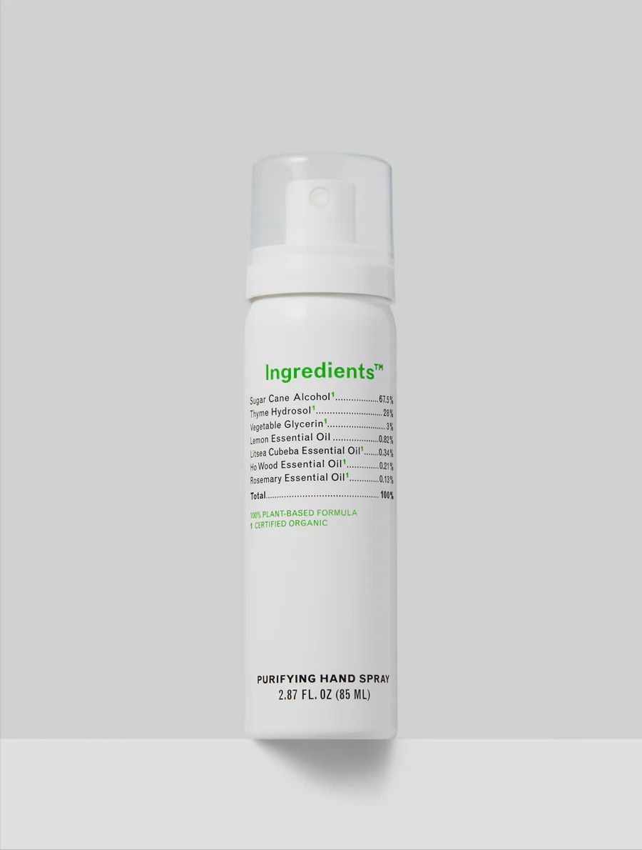 Ingredients Purifying Hand Spray