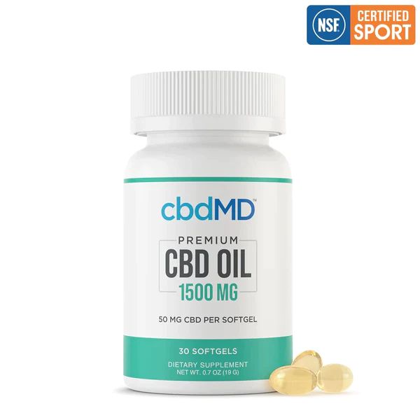 cbdMD Broad Spectrum Softgels