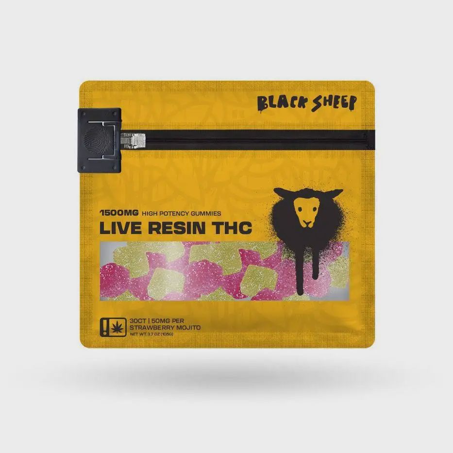 Black Sheep Live Resin THC Gummies 1500mg