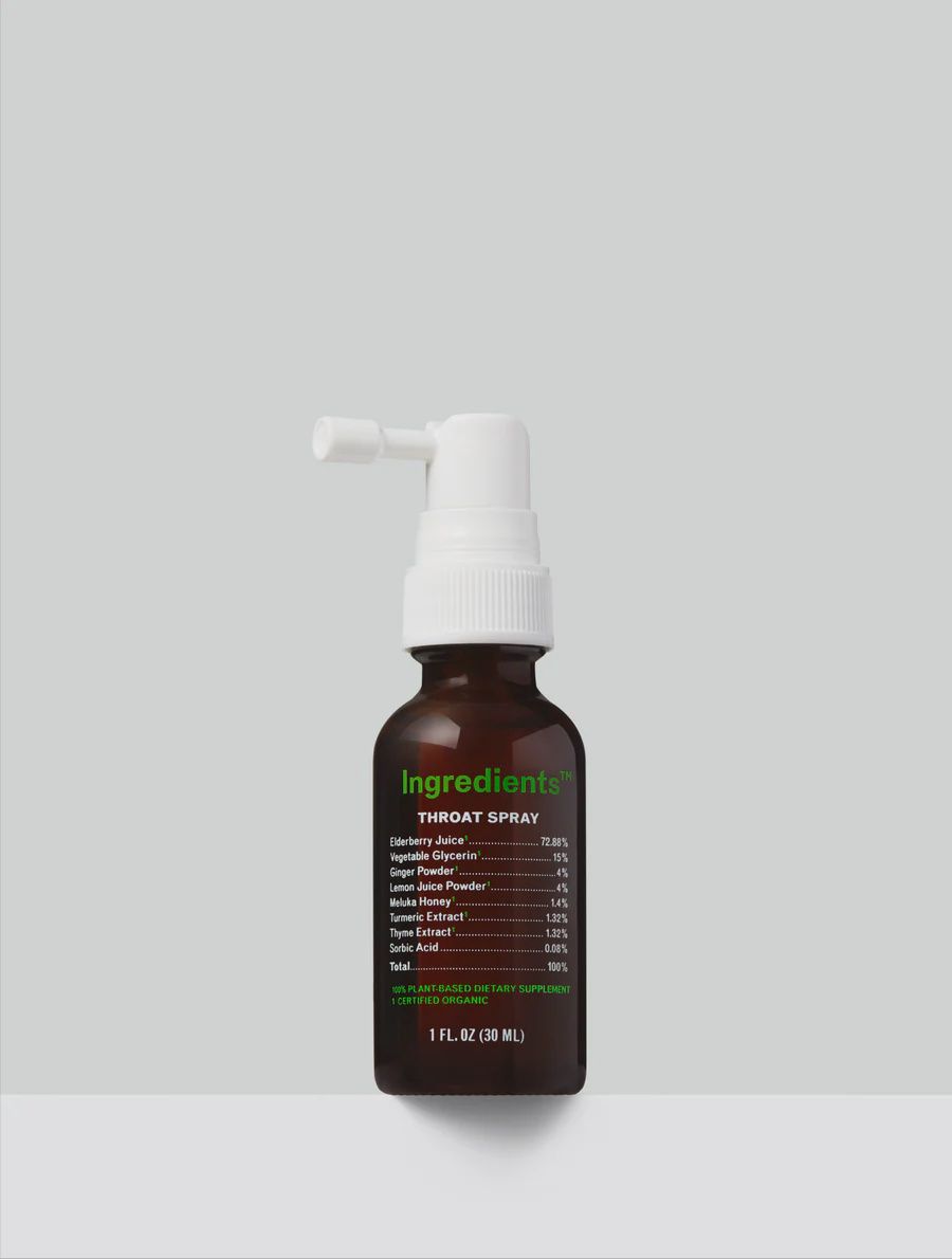 Ingredients Natural Throat Spray