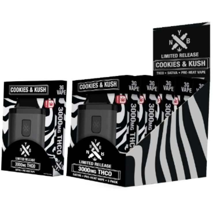 Jelly - THCo Disposable Vape 3ml - Sativa Cookies &amp; Kush