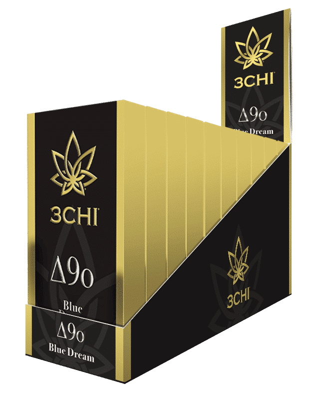 3CHI Delta 9o Vape Cartridge 1ml, Strain: Blue Dream
