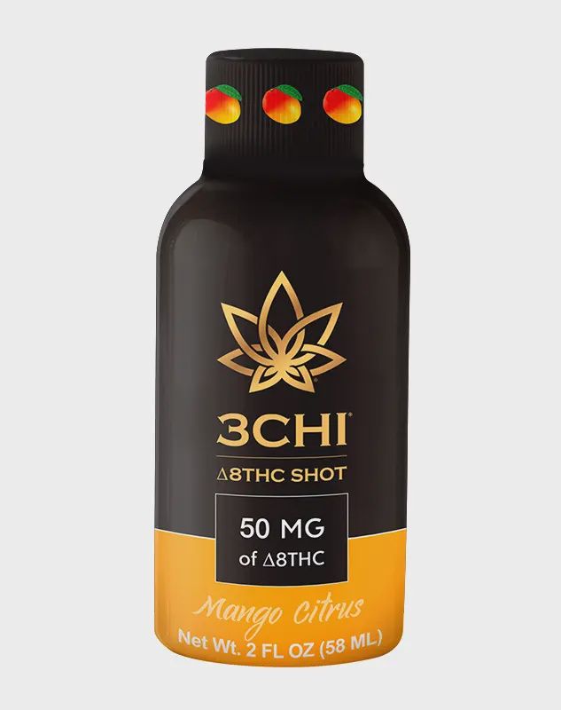 3CHI D8 Shots 50mg - Mango Citrus