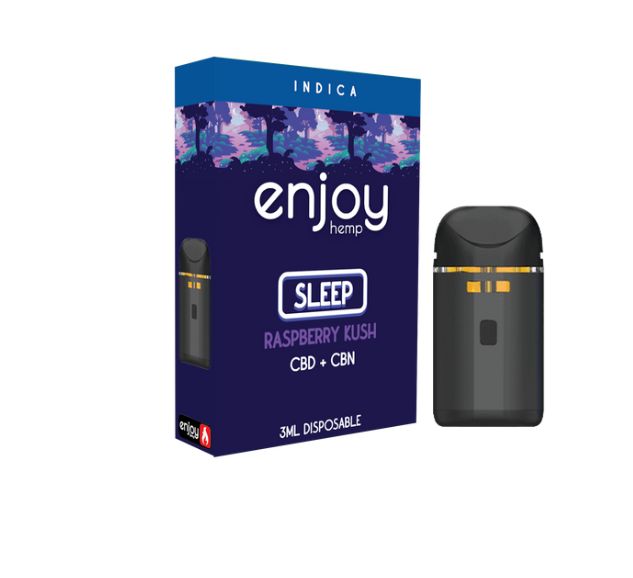 Enjoy Sleep CBD &amp; CBN Disposable Vape - Berry Kush