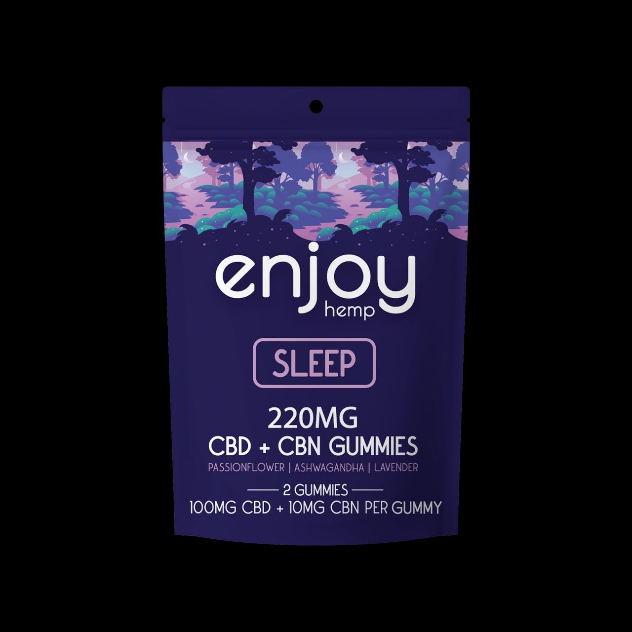 Enjoy Sleep gummies, Strength: 220mg