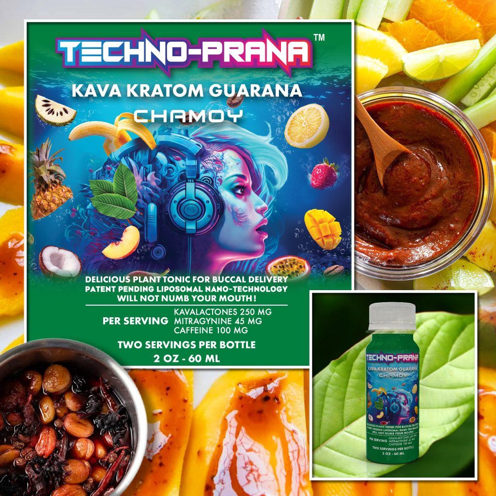 Techno-Prana Kava Kratom 2oz, Flavor: Chamoy