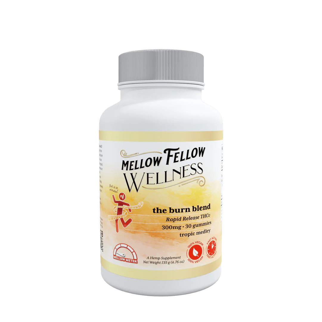 Mellow Fellow Wellness Burn/Fit Blend THCV Gummies - Tropic Medley 30ct