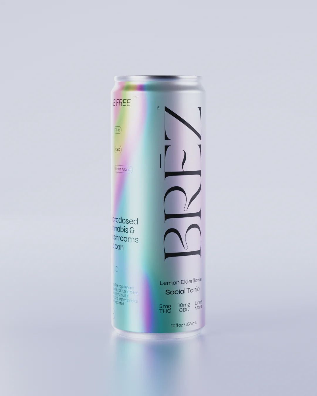Brez Social Tonic OG - Lemon Elderflower Infused, Strength: OG 5mg THC