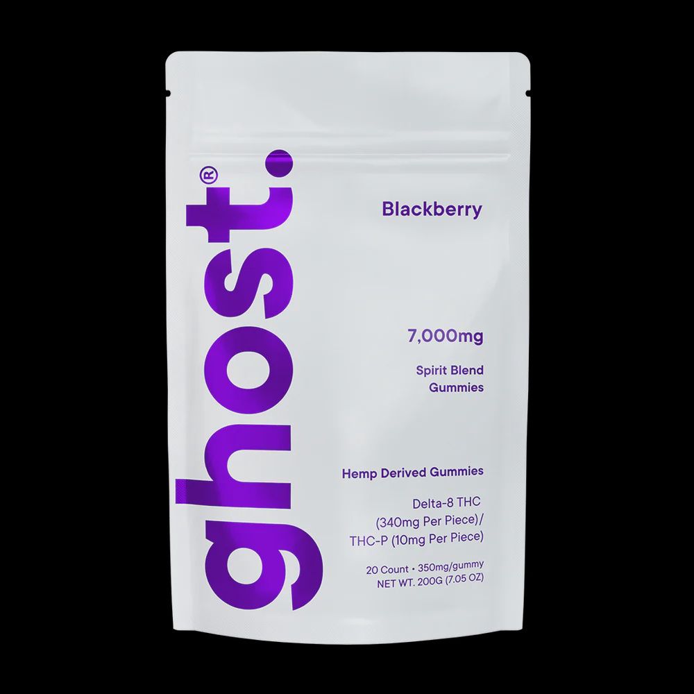 Ghost Mango Spirit Blend THC-P Gummies 7000mg, Flavor: Blackberry