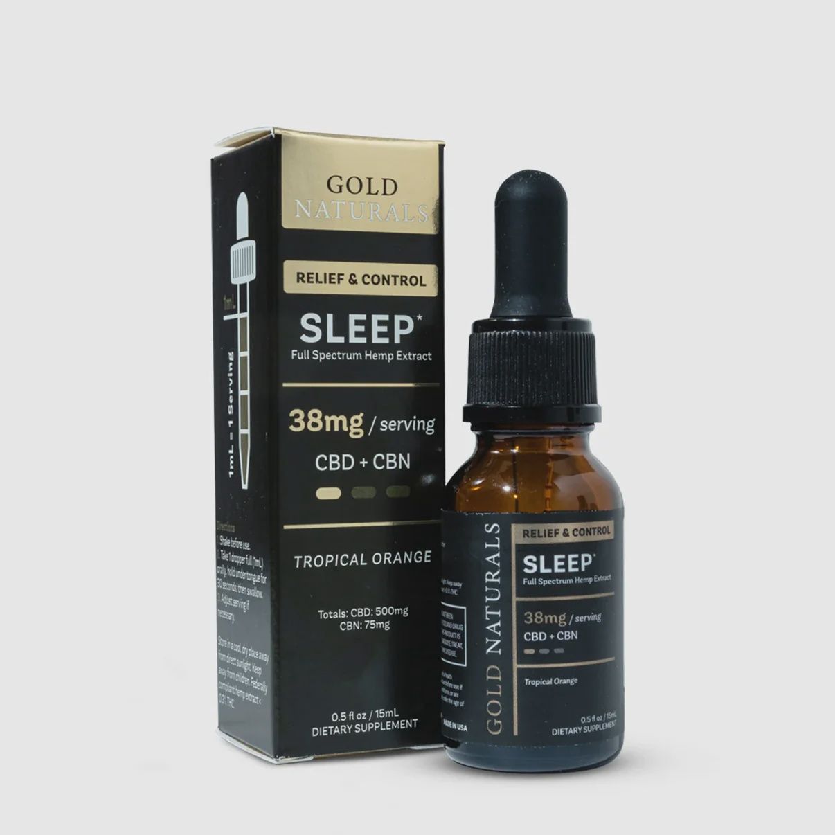 Gold Naturals Sleep Tincture - Tropical Orange