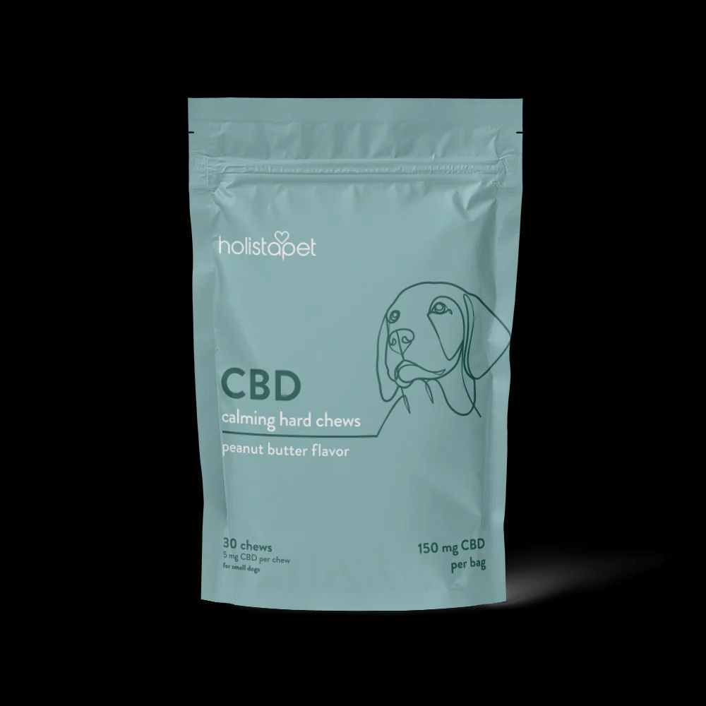 Holistapet CBD Pet Treats, Blend: Calming, Strength: 150mg, Type: Hard