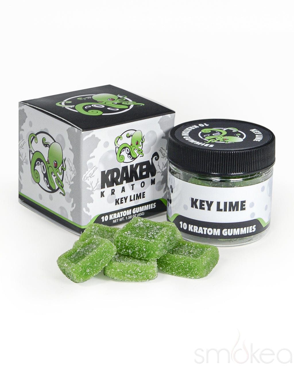 Kraken Kratom Gummies - 10ct, Flavor: Key Lime - 10ct