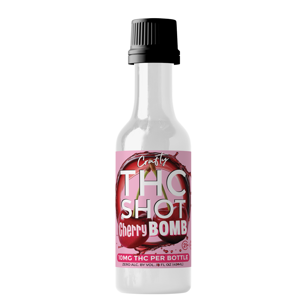 Crafty Cocktail Mixer THC Shot 10mg, Flavor: Cherry Bomb