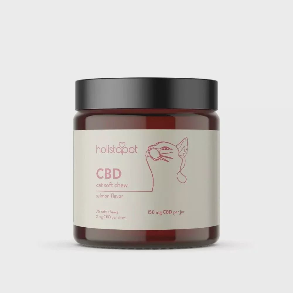 Holistapet CBD Cat Soft Chews - 75ct 150mg