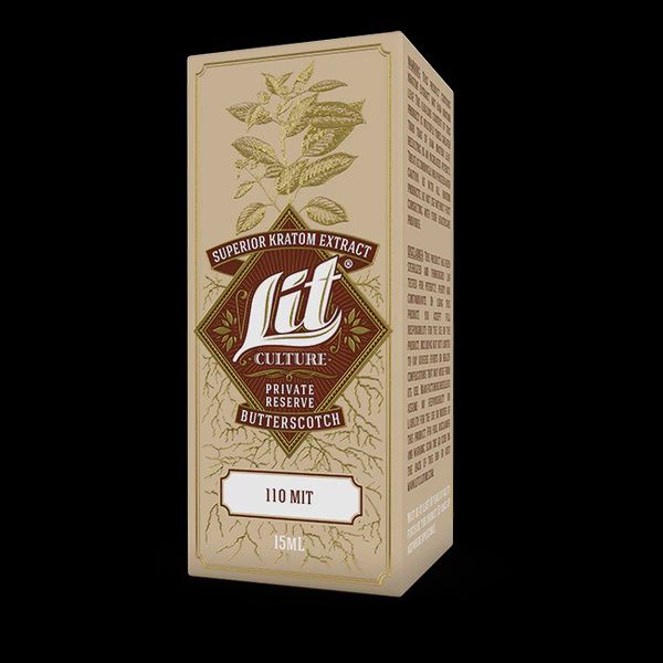 Lit Kratom Extract Shot Butterscotch