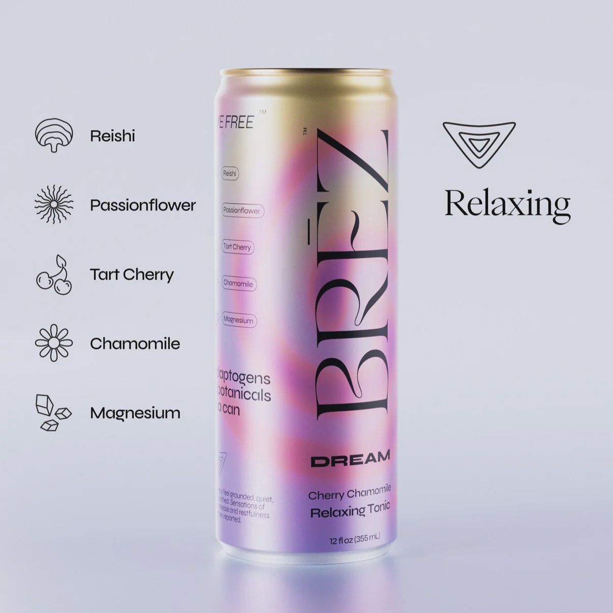 Brez THC Free Tonics, Blend: Dream - Cherry Chamomile