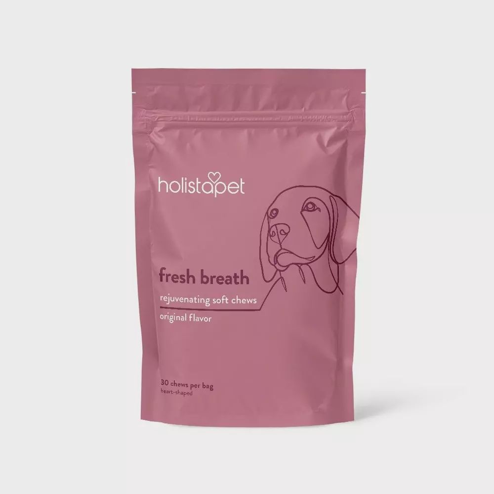 Holistapet Fresh Breath Soft Chews for Dogs - 30ct