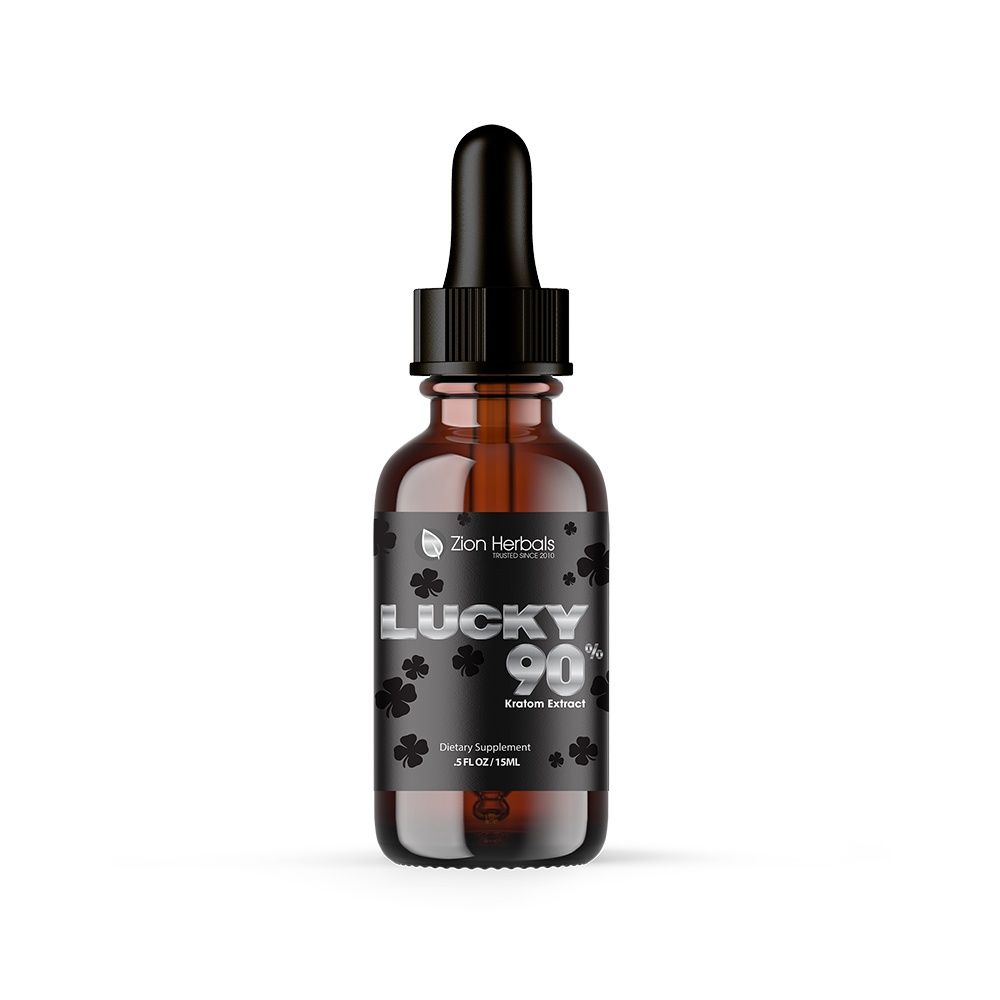 Zion Herbals - Lucky90 Kratom Liquid Extract, 90%MIT