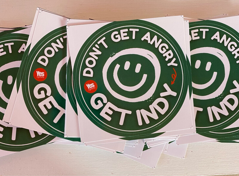 Pack of &#39;Don&#39;t Get Angry&#39; Stickers