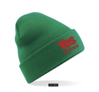 Green YesCymru Beanie Hat