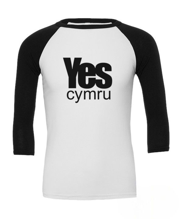 Black Baseball YesCymru Shirt