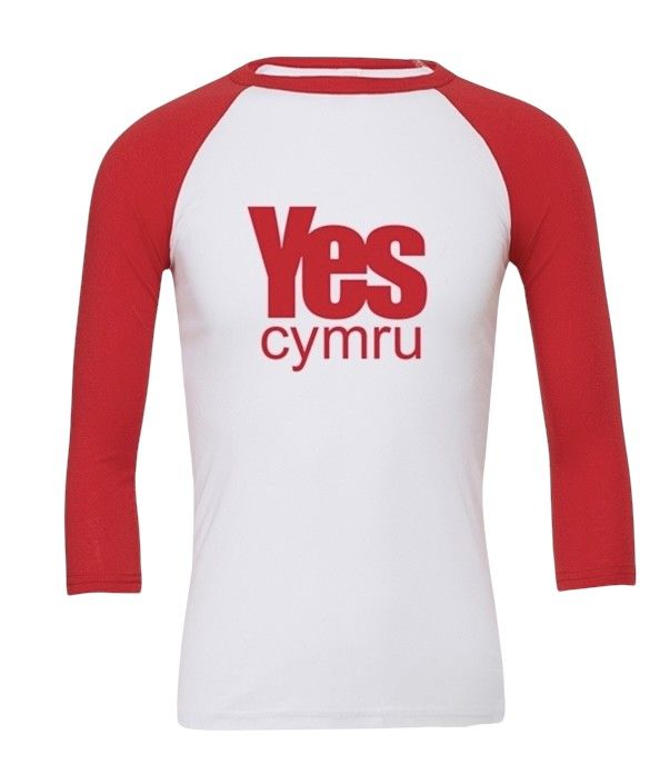 Red Baseball YesCymru Shirt