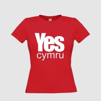 Red Women&#39;s YesCymru T Shirt
