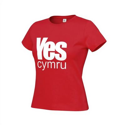 Red Women's YesCymru T Shirt