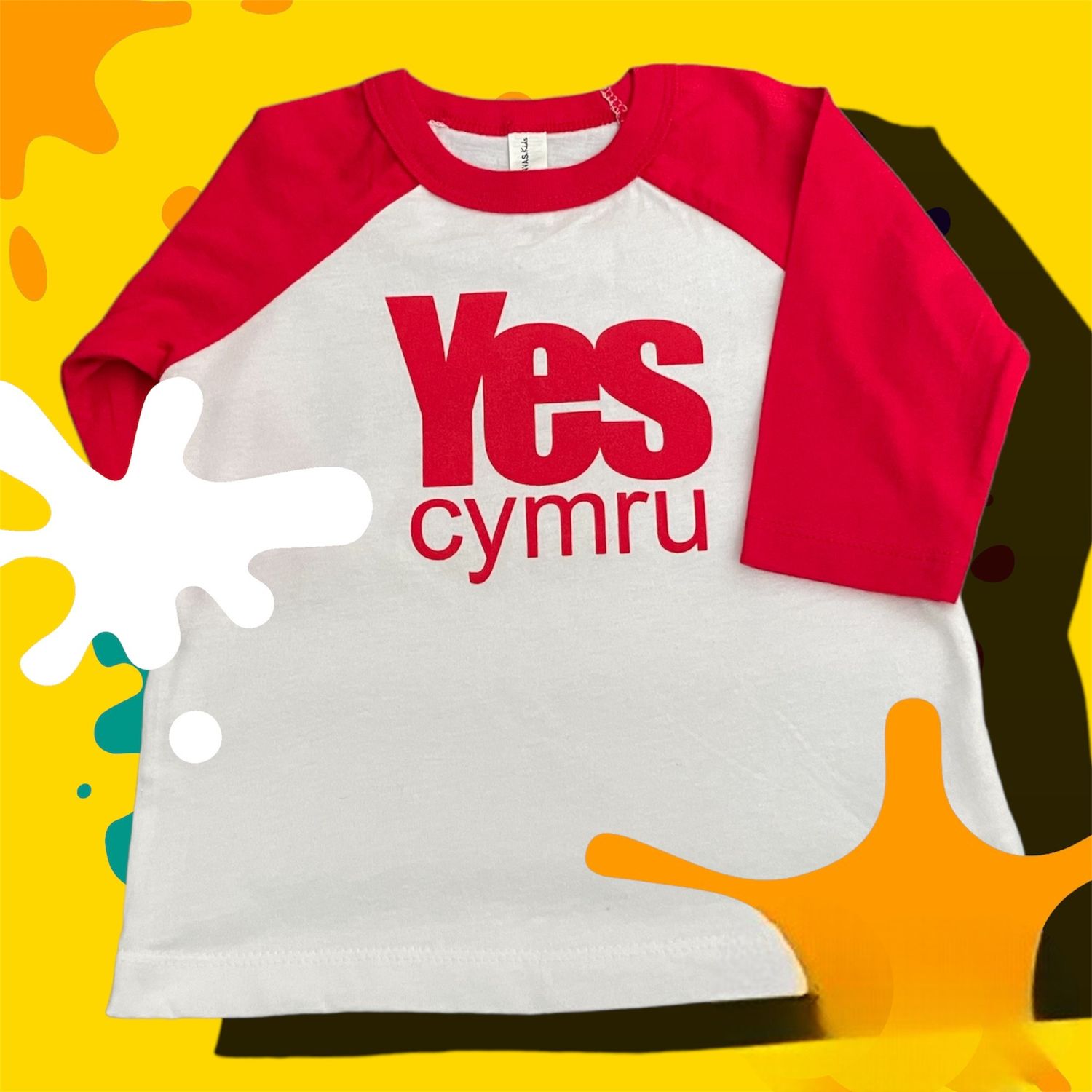 Kids Red Baseball Shirt