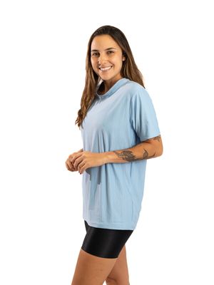Camiseta Dryfit Azul Pastel