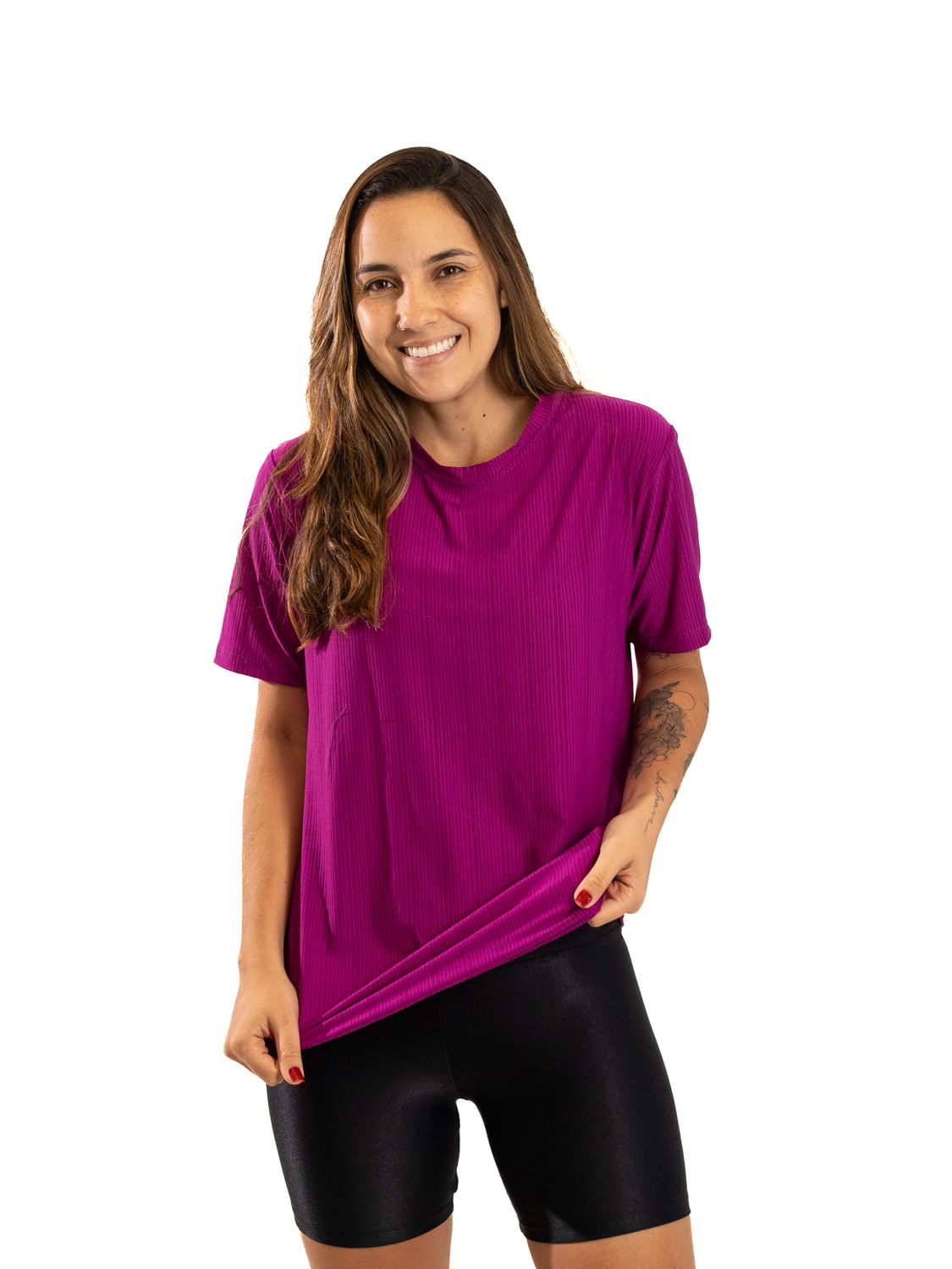Camiseta Dryfit Rosa-choque