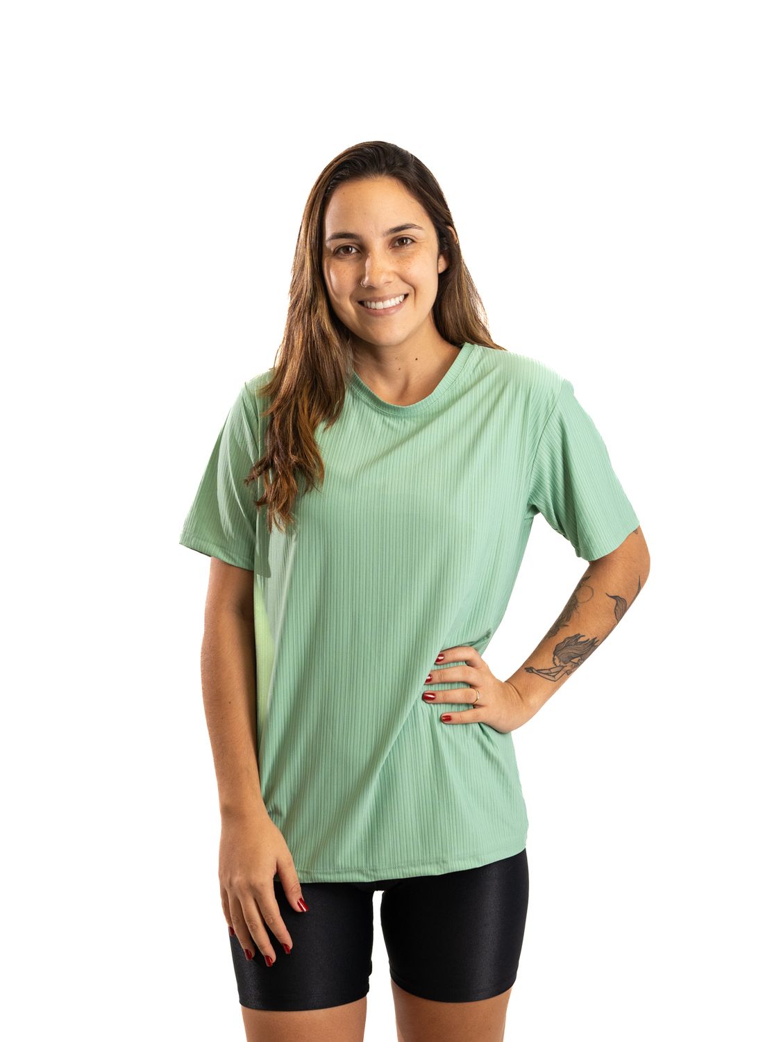 Camiseta Dryfit Verde Pastel