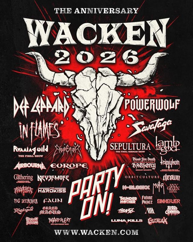 Carfahrt nach Wacken 2026 mit Ticket (349€)inkl. Bier, Mineral und einer kleinen Verpflegung. 26.07.2026-02.08.2026