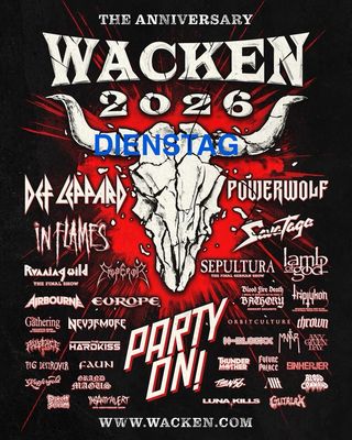 ABFAHRT DIENSTAG Carfahrt & Ticket (349€) Wacken 26 inkl. Bier, Mineral & kleine Verpflegung. 29807.26-02.08.26 Garantierte Ankunft Mi 29.07.2026 07:00 & Reservierter Zeltplatz im WMC! 8 ins Infield ABFAHRT DIENSTAG Carfahrt & Ticket (349€) Wacken 26 inkl. Bier, Mineral & kleine Verpflegung. 29807.26-02.08.26 Garantierte Ankunft Mi 29.07.2026 07:00 & Reservierter Zeltplatz im WMC! 8 ins Infield