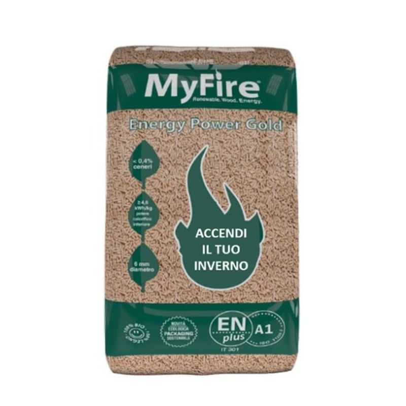 Bancale Pellet Conifera My Fire Energy Power Gold