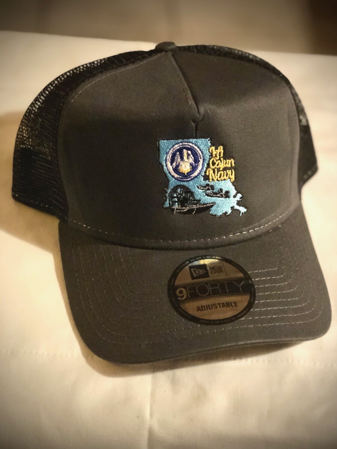 LA Cajun Navy Mesh Snapback Cap  Free Shipping