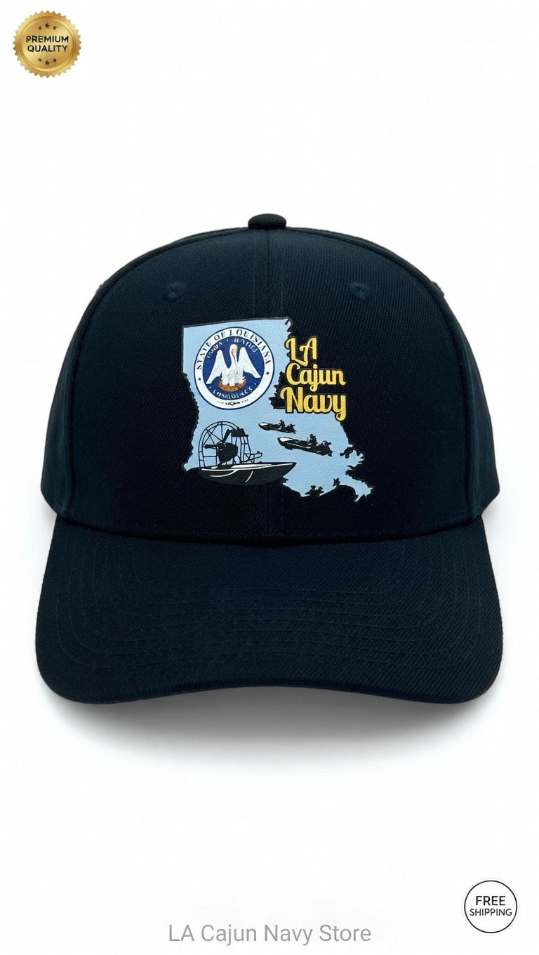 LA Cajun Navy Port Authority Nylon Cap  Free Shipping