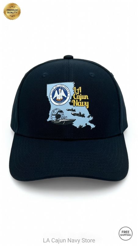 LA Cajun Navy Port Authority Nylon Cap  Free Shipping