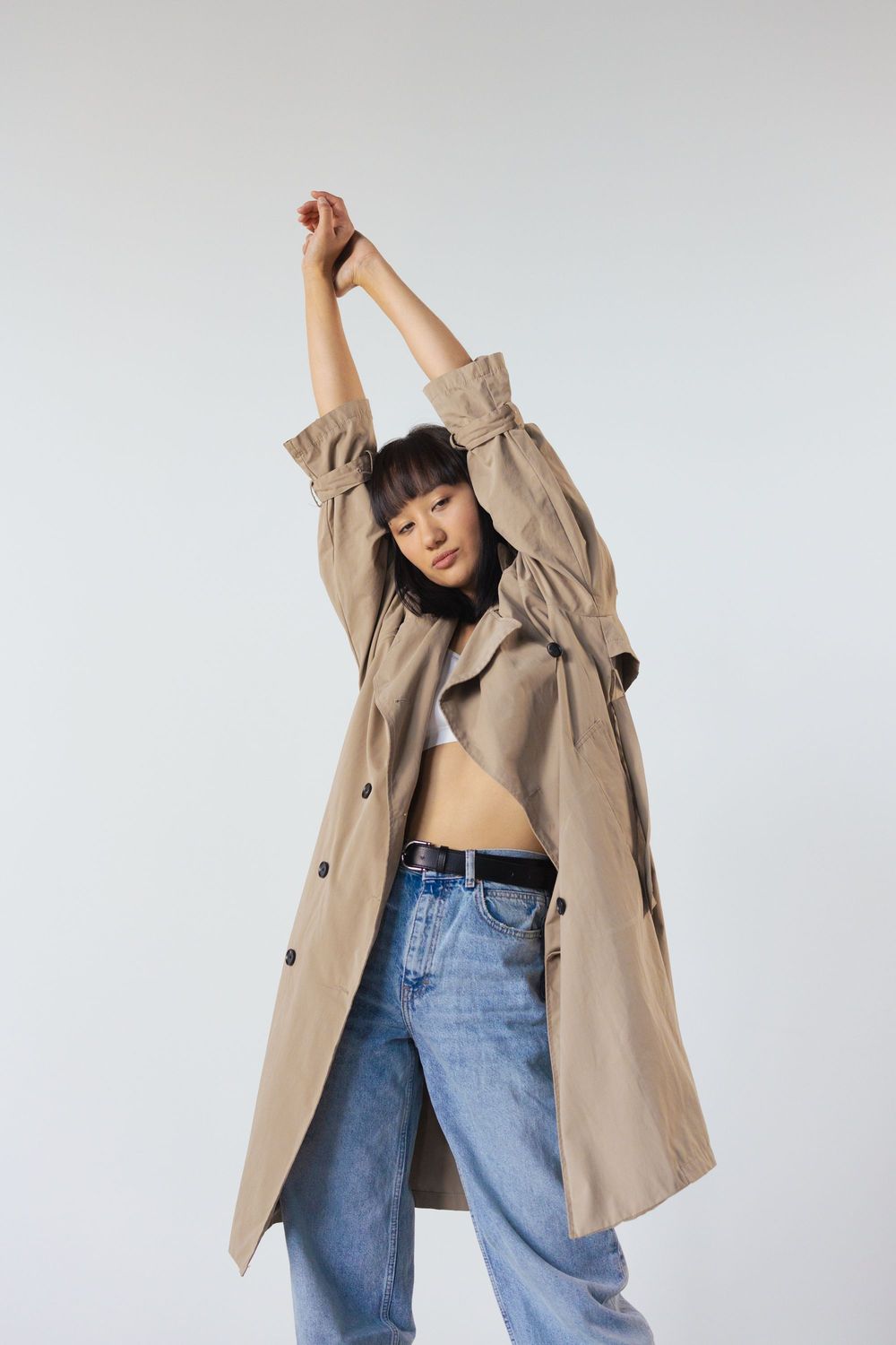 Cotton Gabardine Trench