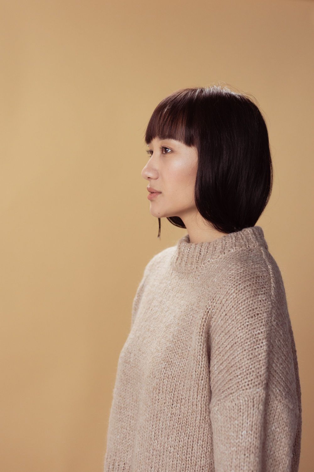 Ribbed Merino Crew