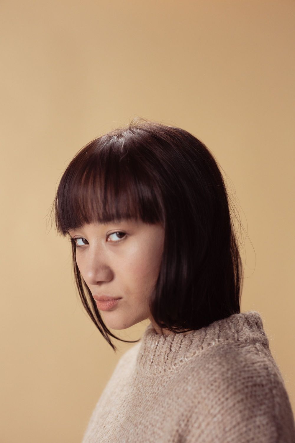 Ribbed Merino Crew