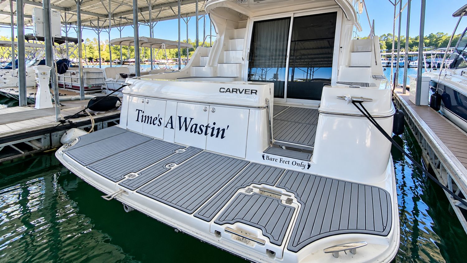 2004–2009 Carver 360 Mariner Custom Swim Platform