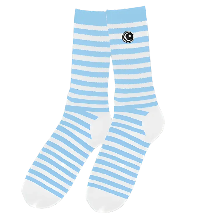 STRIPED STAR &amp; MOON SOCK
